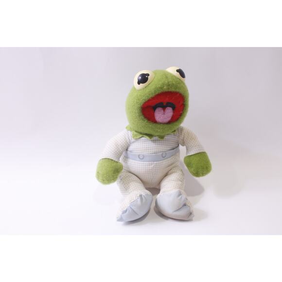 Pampers Baby Kermit Plush, Kermit the Frog, The Muppets, STAINS ~ 250910-WH 1353 - Picture 1 of 5
